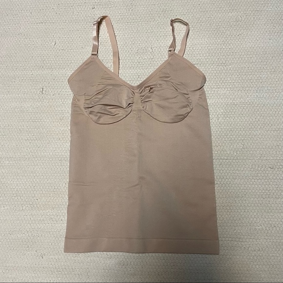 Other - NWOT Shaping Toning Camisole Shape Wear Beige One Size Adjustable Straps